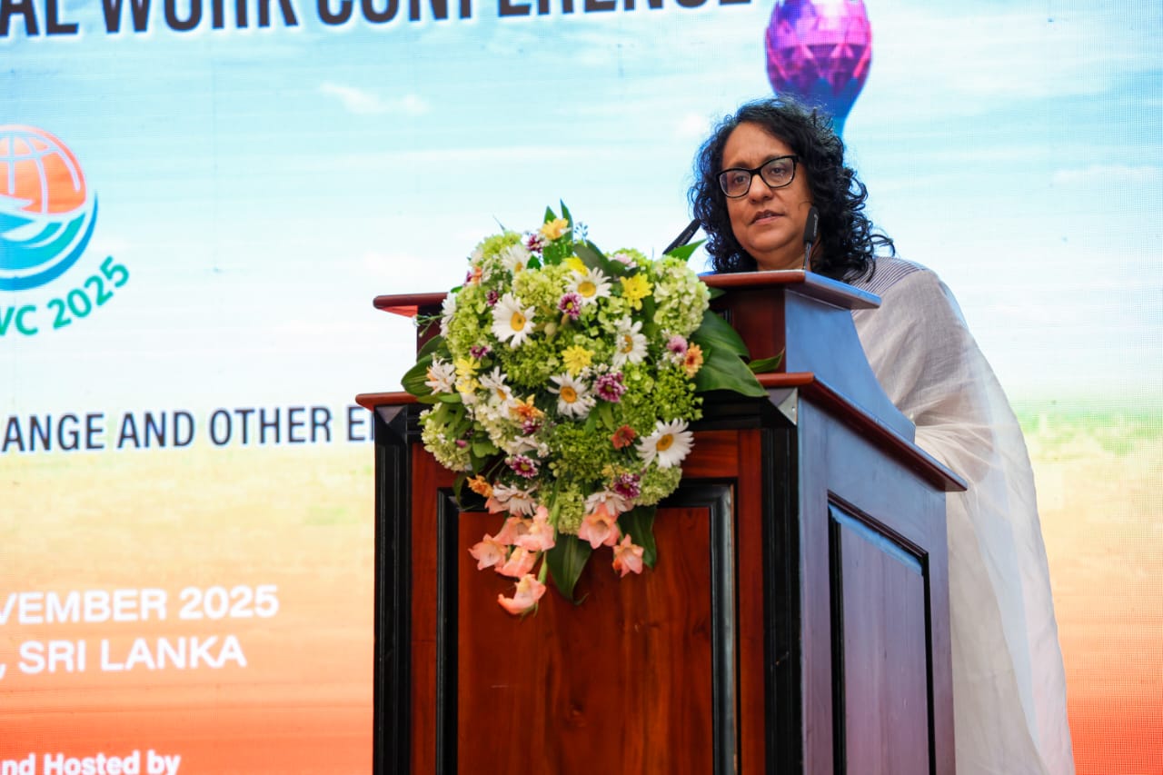 APSWC 2025 keynote speaker addressing the audience